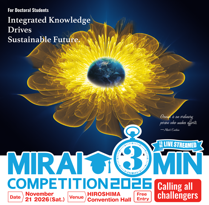 MIRAI Three Minutes Competition 2026